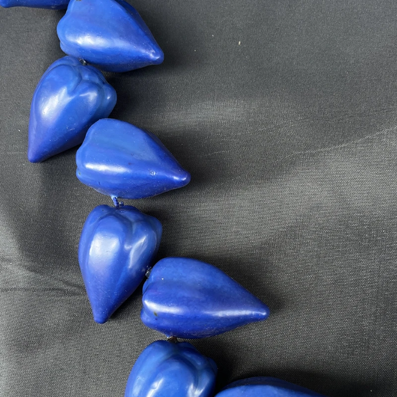 Samoan Chief Necklace Ula Fala Tribal Handmade Traditional UlaFala Mens Lei Polynesian Pacific Islander Tapa Cloth Wearable Art