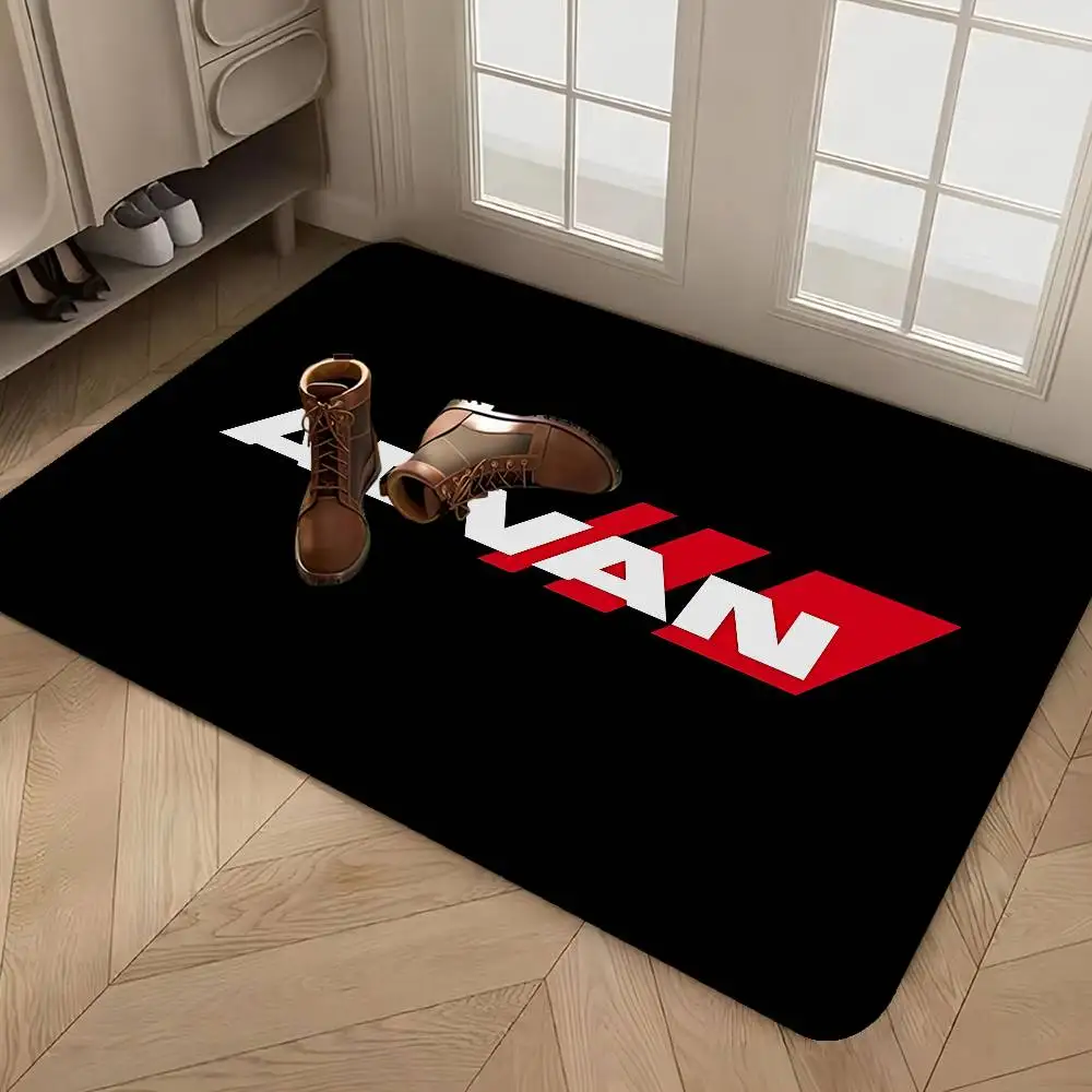 A-ADVANS WHEEL Door Mat Washable Non-Slip Living Room Sofa Chairs Area Mat Kitchen Doormat Area Rug