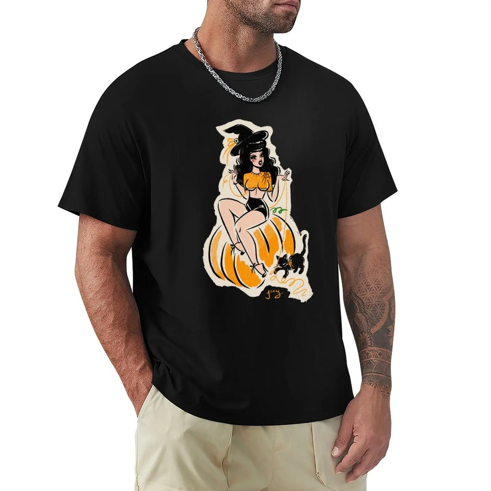 Unravelled Witch T-Shirt Big and Tall Short Sleeve Tee