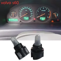 10Pcs T5 LED Lights W1.2W volvoS60 Super Bright 4014 LED Car Interior Light Auto Side Wedge cruscotto Gauge strumento lampadina