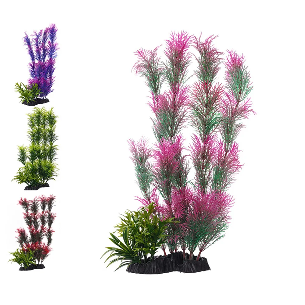 35cm simulierte Wasser pflanze Aquarium Landschafts bau Dekor Kunststoff Wasser pflanzen