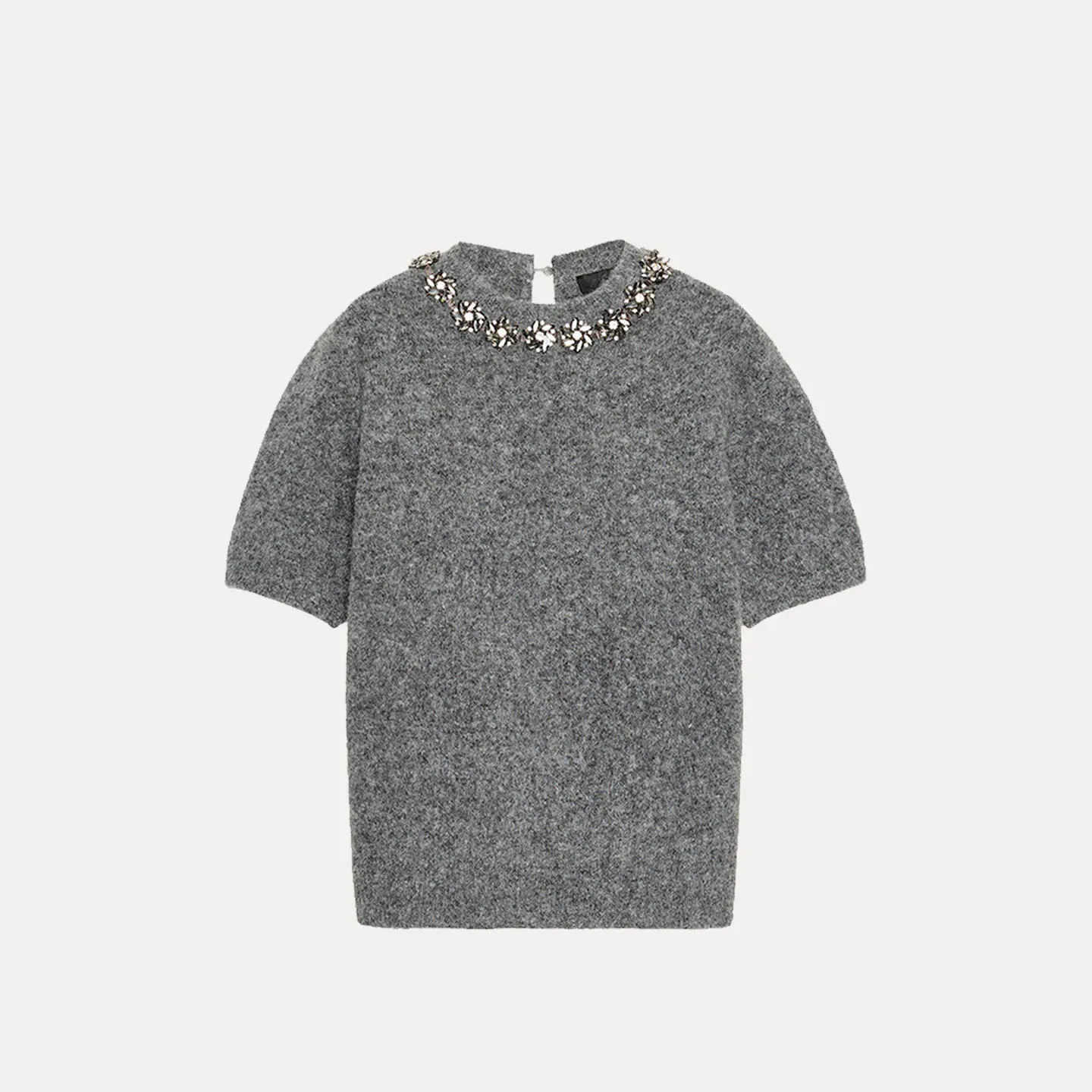 패셔너블 니트 라운드 넥 여성 슬리브 탑 개성 디자인 가을 신상품 Z 브랜드