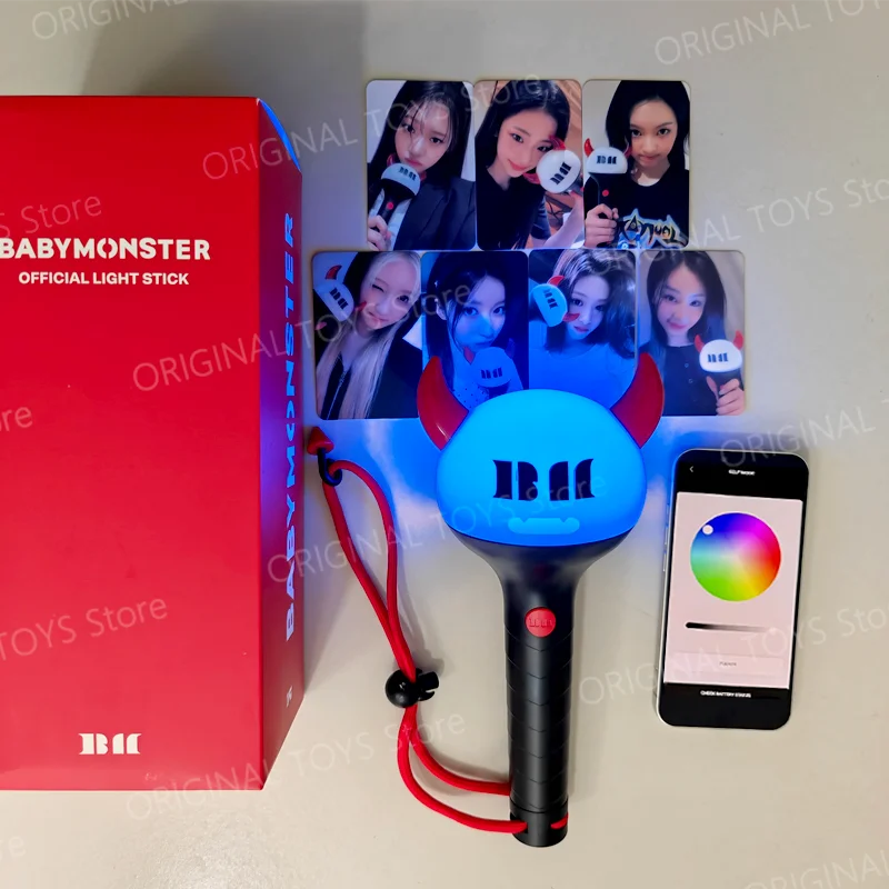Original Kpop BABYMONSTER Official Lightstick with Bluetooth