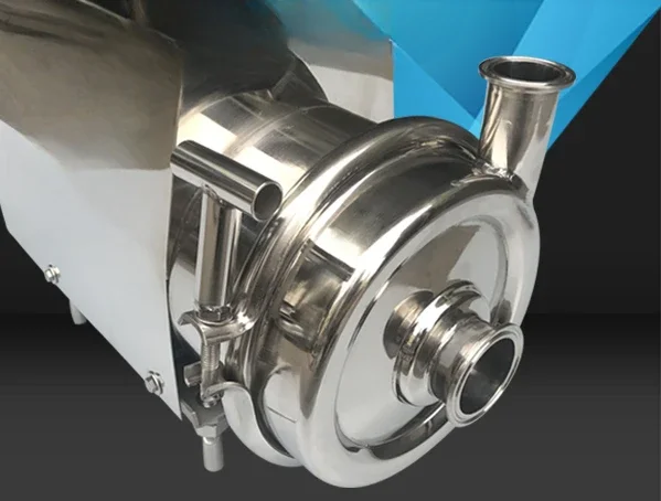 Stainless steel sanitary pump, square shell, milk beverage pump, soybean milk 304