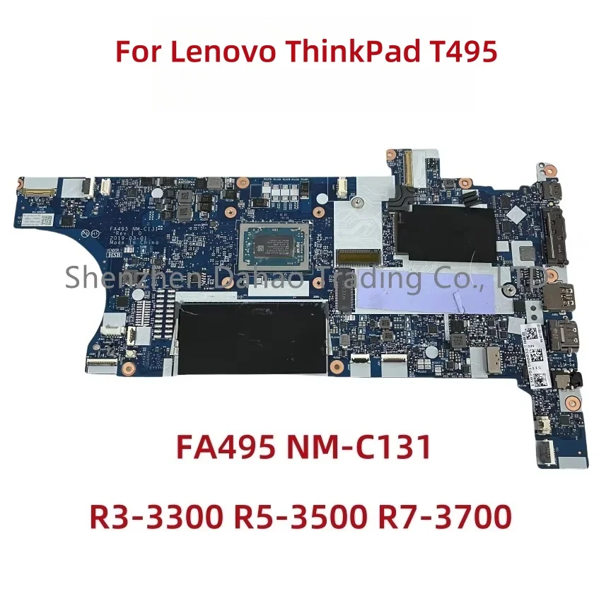 Placa base FA495 NM-C131 para portátil Lenovo ThinkPad T495 con CPU R5-3500U R7-3700U, 8GB/16GB de RAM, Fru: 02DM028 02DM032 02DM029