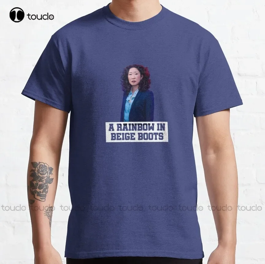 A Rainbow In Beige Boots Killing Eve, Villanelle Classic T-Shirt Shirt Women Fashion Creative Leisure Funny Harajuku T Shirts
