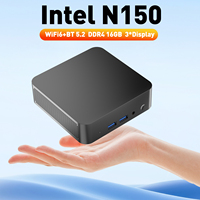 Mini Gaming PC Intel N150 N100 Processor 16GB RAM 1TB/2TB SSD WiFi 5 BT5.2 Windows 11 Computer Full Function Type-C 4K 60Hz RGB