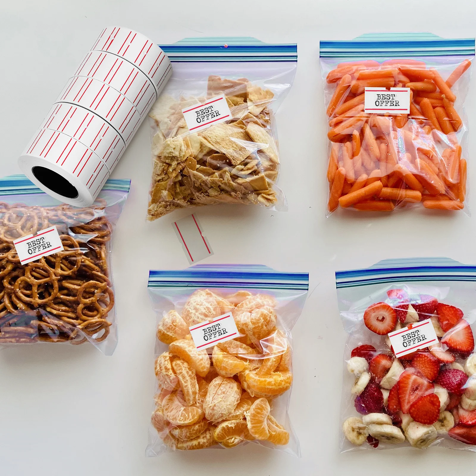 

10 Rolls Price Stickers for Retail White Pricemarker Labels Self Adhesive Pricing Stickers for Small Business Supermarket Price