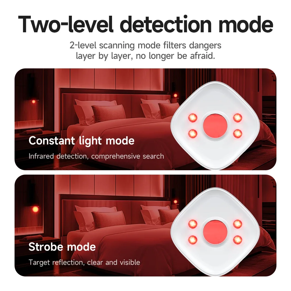 Xiaomi Camera Detector for Anti Candid Security Protection Mini Pinhole Hidden Camera Len Detect Gadget Hotel Peeping Detector