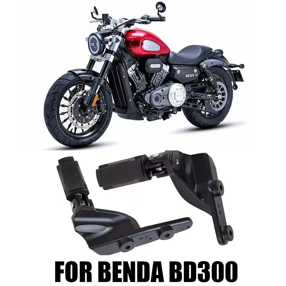 

Motorcycle Accessories Pedal Assembly Left And Right Pedals Front And Rear Footrests Bracket Pedals For Benda Bd300 300Bd