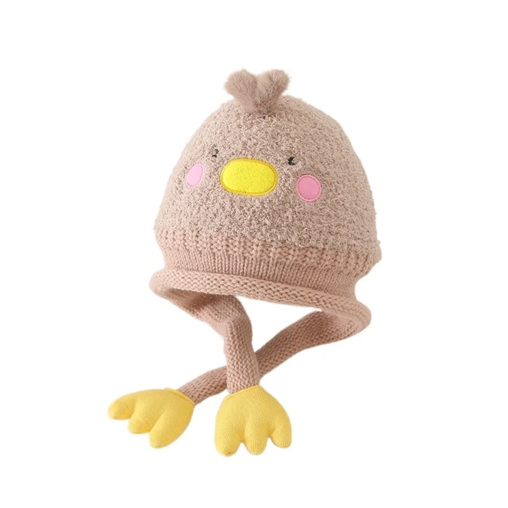 

Модная детская плюшевая шапка с рисунком медведя, сохраняющая тепло, вязаная шапка, ветрозащитная шапка для защиты ушей свиньи, детская шапка