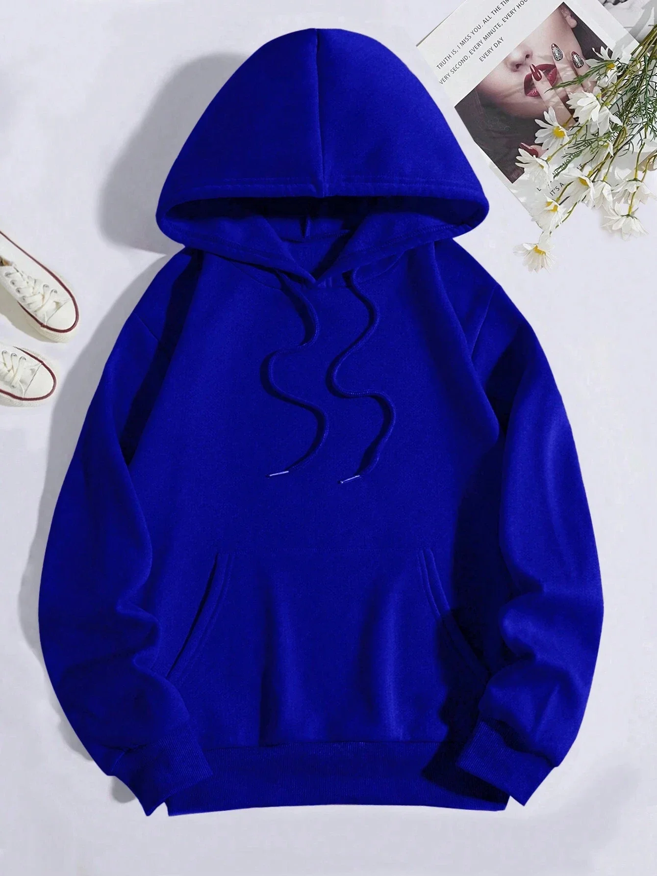 Happy Day Graffiti-Print Damen Hoodie Street Hip Hop Hoody Mode Rundhals Vielseitige Hoodies Vintage Oversize Kleidung für Frauen – Detail 13
