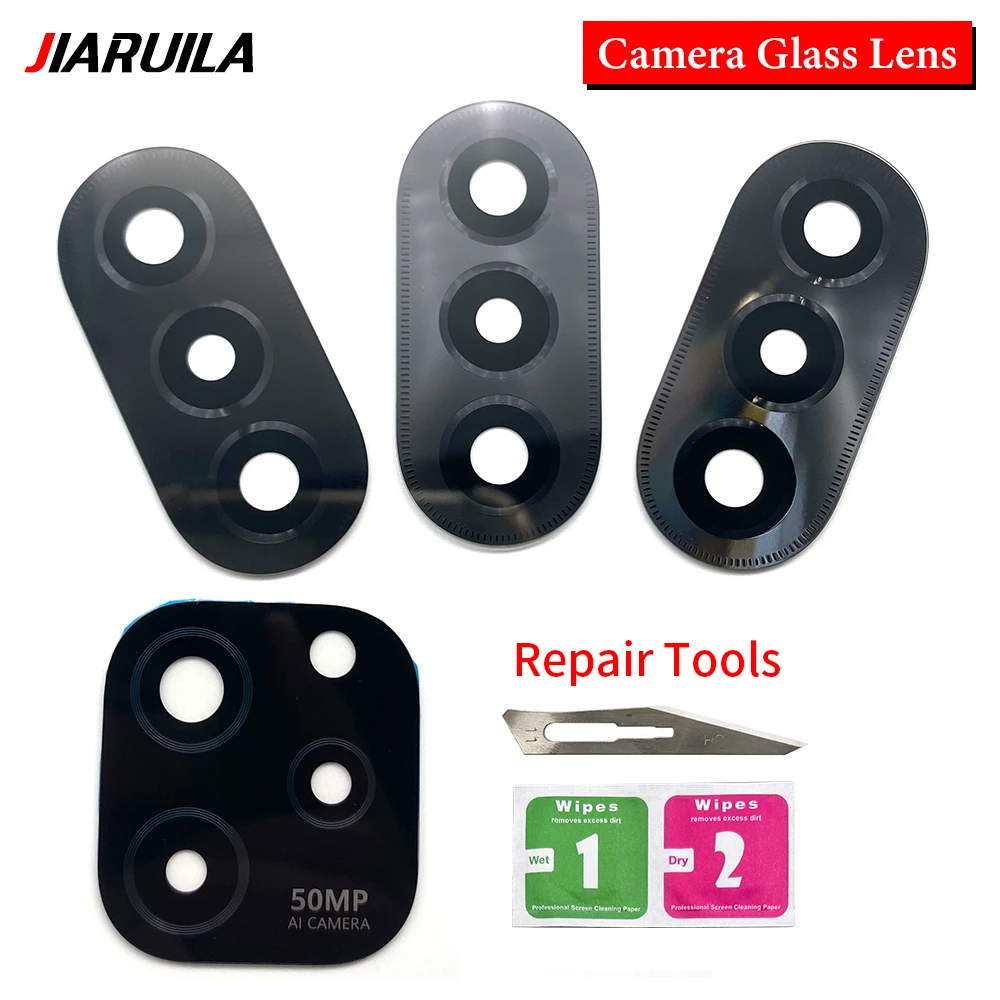 

Camera Glass Lens Back Rear Camera Glass Lens with Glue Replacement Parts For Huawei Nova Y60 Y61 Y70 Plus Y70 Y71 Y90 Y91