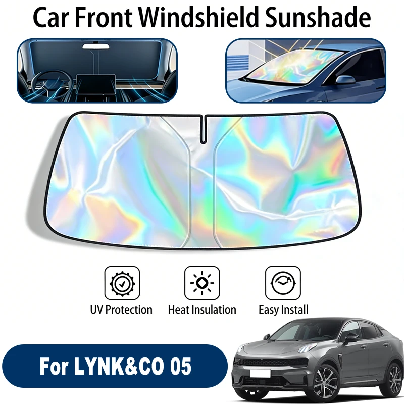 

Car Windshield Sun Shade UV Reflective Sun Visor Protection Cover For LYNK&CO 05 2019-2026
