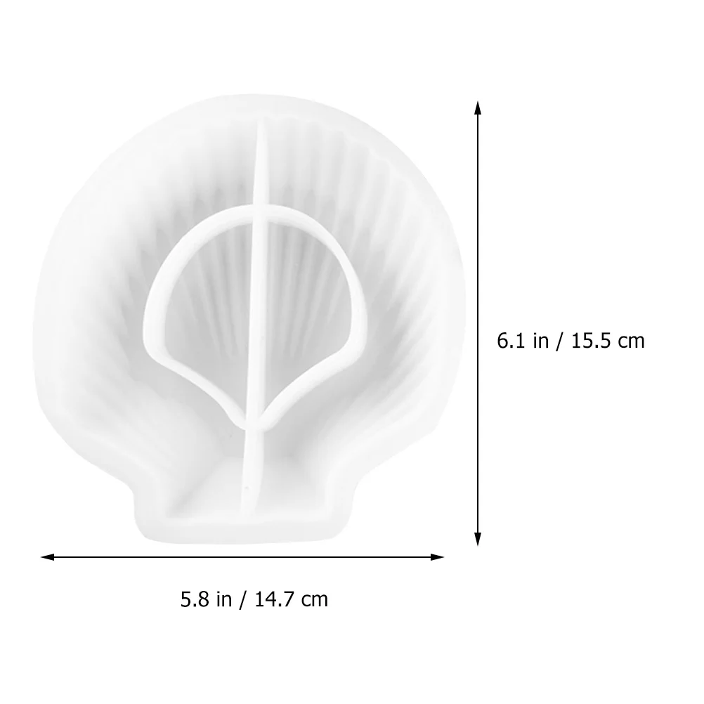 

Силиконовая форма в виде ракушки, сделай сам, кристаллическая эпоксидная смола, нерегулярная пластинчатая форма для декора ювелирных изделий, реквизит для фотосессии, гибкая форма