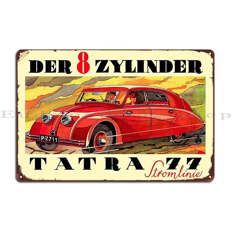 Tatra 77 Metal Plaque Poster Club Living Room Club Bar Printed Garage Tin Sign Poster