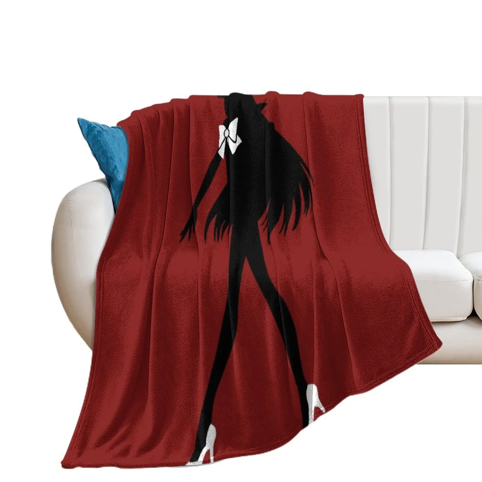 Silhouette Mars Throw Blanket blankets ands bed plaid Soft Blankets