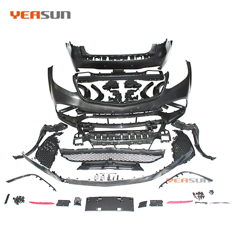 High quality X166 body kit upgrade GLS63 new design full bumper fit perfectly for Mercedes Benz GLS 2016 2017 2018 2019