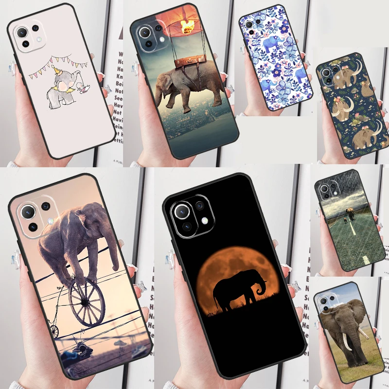 

Чехол Animal Elephant art Cover для Xiaomi 15 Ultra 13 14 11T 12T 13T 14T Pro POCO X6 X7 Pro X3 X5 F5 F6 M6 Pro