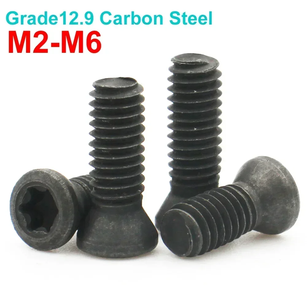 10/50pcs M2 M2.2 M2.5 M3 M3.5 M4 M5 M6 CNC Insert Torx Screw for Replaces Carbide Inserts CNC Lathe Tools holder