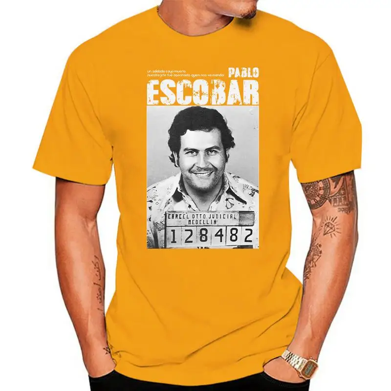 Summer Fashion Street T-Shirt Pablo Escobar Weed Mafia Scareface Luciano Capon Men Cotton Tees T Shirt men