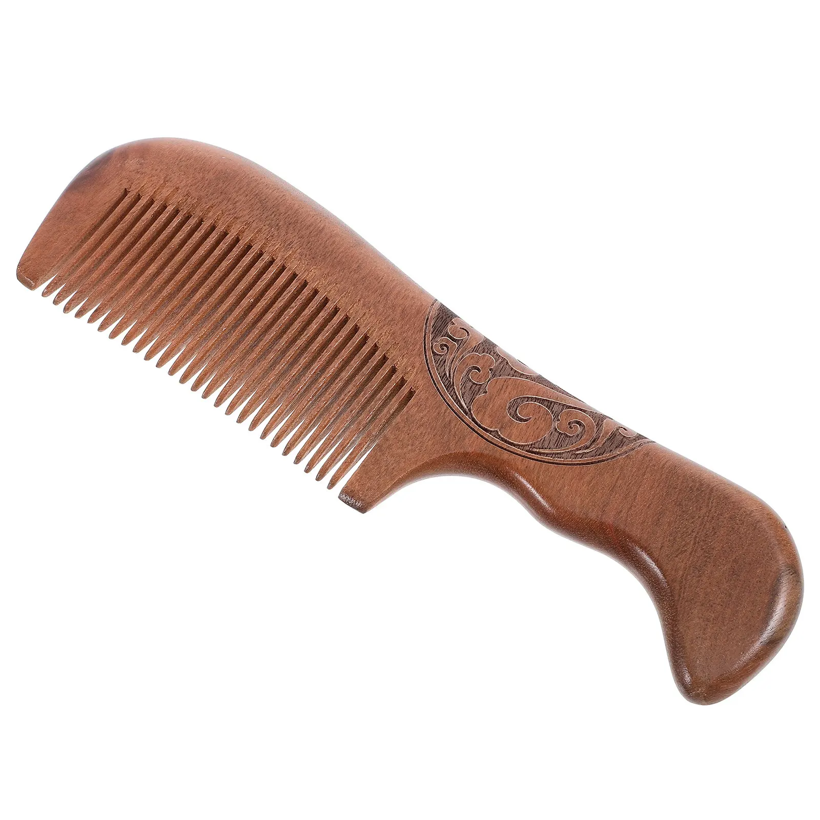 

Premium Sandalwood Hair Comb Smooth Close Teeth Design Anti Static Head Massage Wooden Comb for Women Portable Grooming Tool