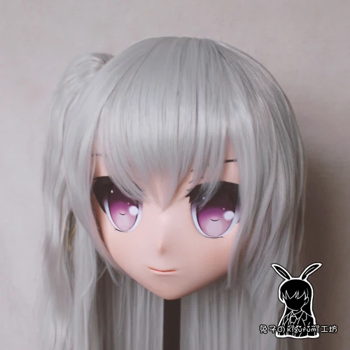 (RB101) fait à la main femme/fille résine personnage de dessin animé japonais Anime Cosplay Kigurumi masque Crossdress transgenre poupée masque