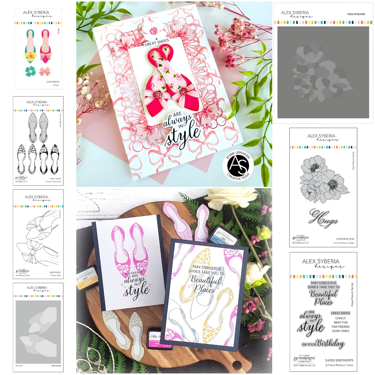 

Chic Shoes Die Set Metal Cutting Dies Hot Foil Stencil Scrapbook Diary Decoration Stencil Embossing Template DIY Greeting Card