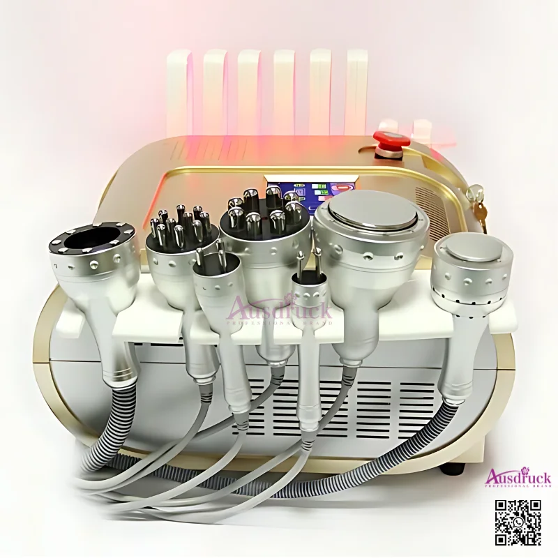 7in1 Vacuüm Radiofrequentie Lipo Laser Cavitatie RF afslankmachine Foton LED Lipolaser apparatuur voor gewichtsverlies CE