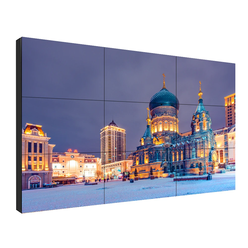 Ultra Durable 46-Inch HD Full Color LCD Splicing Screen Display High Refresh Rate for Shopping Malls Retail Stores Elevators