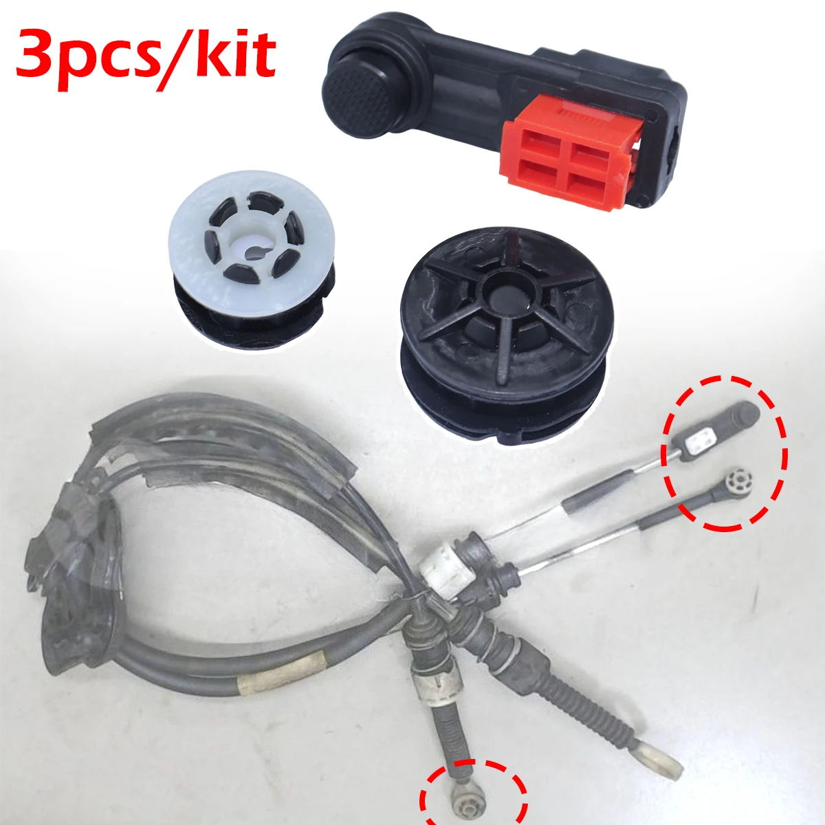 

3pcs Manual Gear Shift Linkage Bushing Replacement Kit Rubber Sleeve For RENAULT FLUENCE MEGANE CC MK3 Transmission Repair Parts