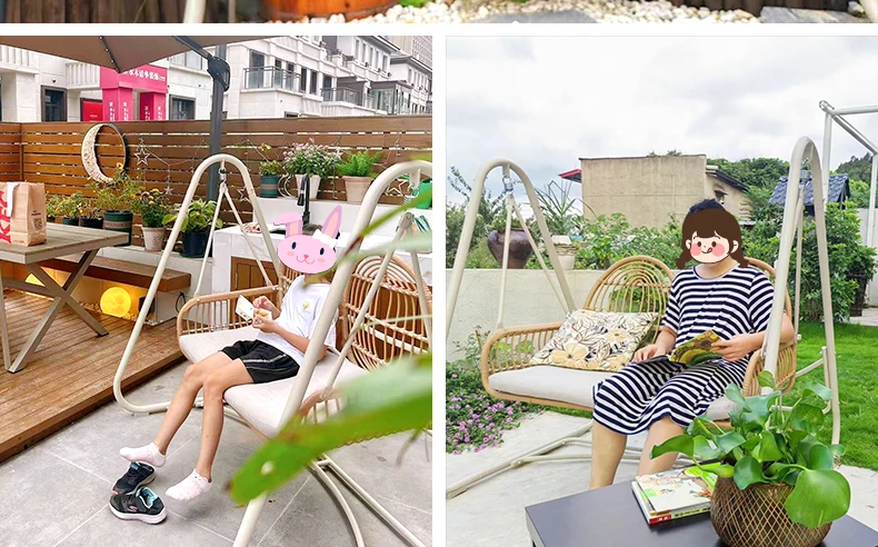 أرجوحة خارجية للأطفال، أثاث أطفال، شرفة فناء صغيرة، أرجوحة مفردة ومزدوجة، حديقة فناء، فناء