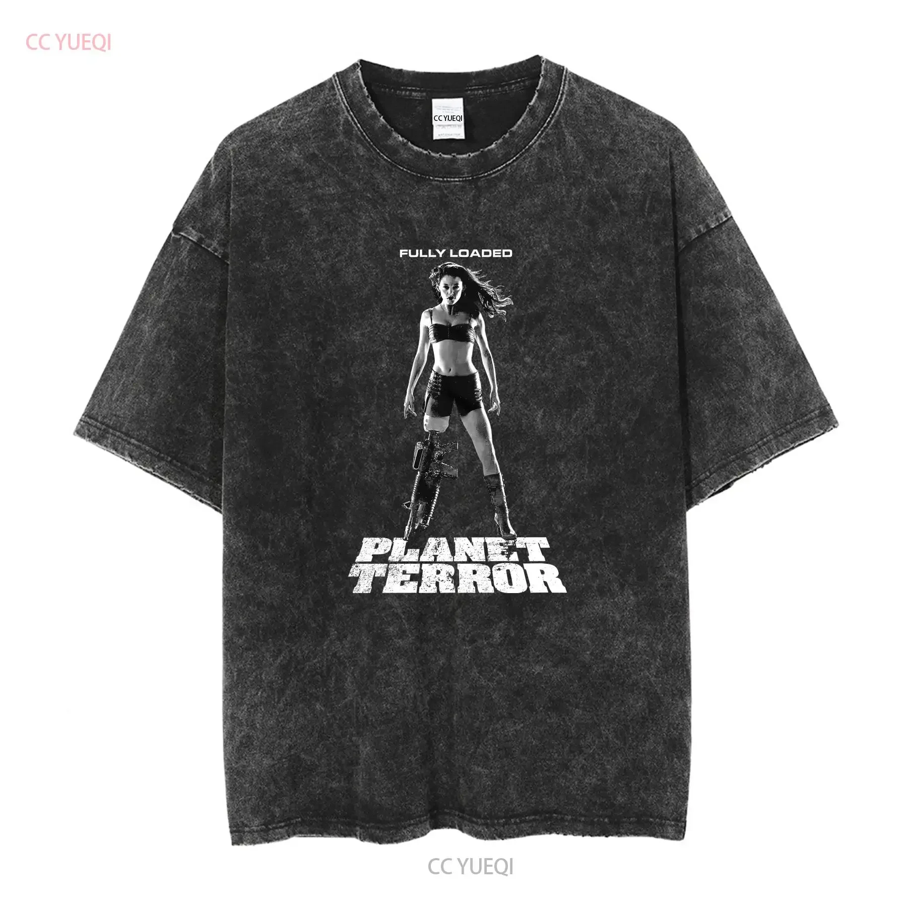 Planet Terror Tarantino Horror Movie T shirt long or short sleeves vintage Washed Stretched streetwear homme Breathable