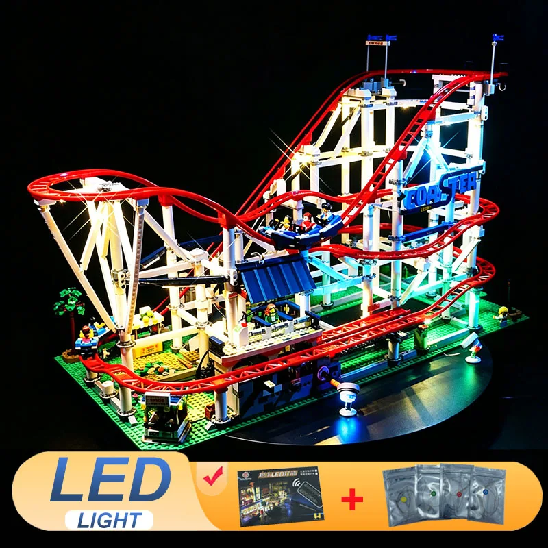 

LED Light Kit For LEGO 10261 Creator Roller Coaster Toys Lamp Christmas Gift (Not Include Building Blocks Bricks Kits Set Model)