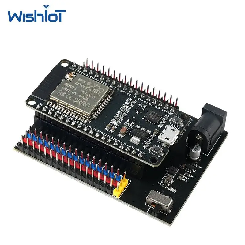 ESP WROOM 32 ESP 32 18pin Development Board NodeMCU 32S Module IO Expansion Board Parts Set Compatible for Wireless DIY