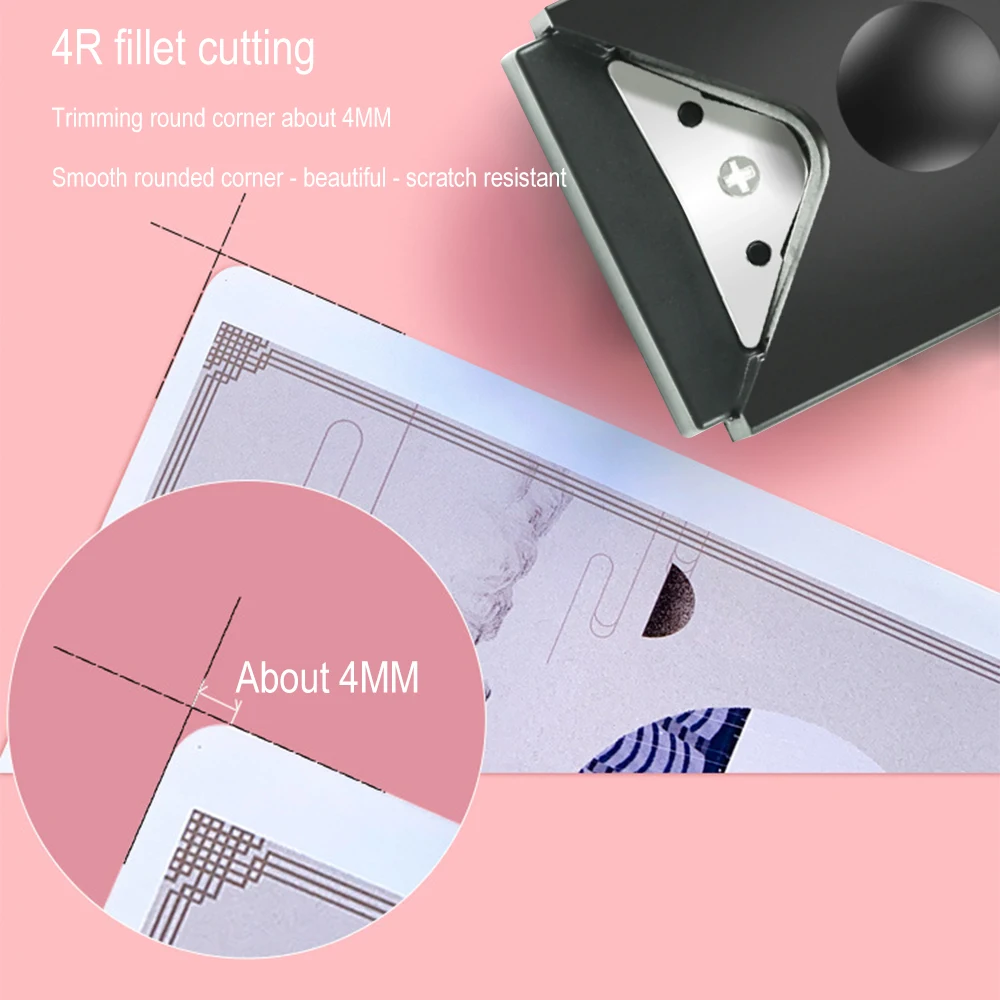 Mini Portable Corner Rounder Paper Punch Round Corner DIY Paper Card Photo Planner Cutting Supplies Scrapbooking Tools Maker