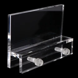Aquarium Clear Fish Tank LED Light Holder Lamp Fixtures Support Stands Hang Box Aquatic Lighting Side Glass Lifting Accessories