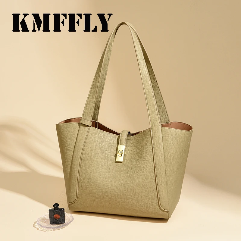 

Women's Bucket Bags Fashion Luxury Designer PU Leather Small Handbags For Ladies Shoulder Bag Solid Color Messenger Bags Totes
