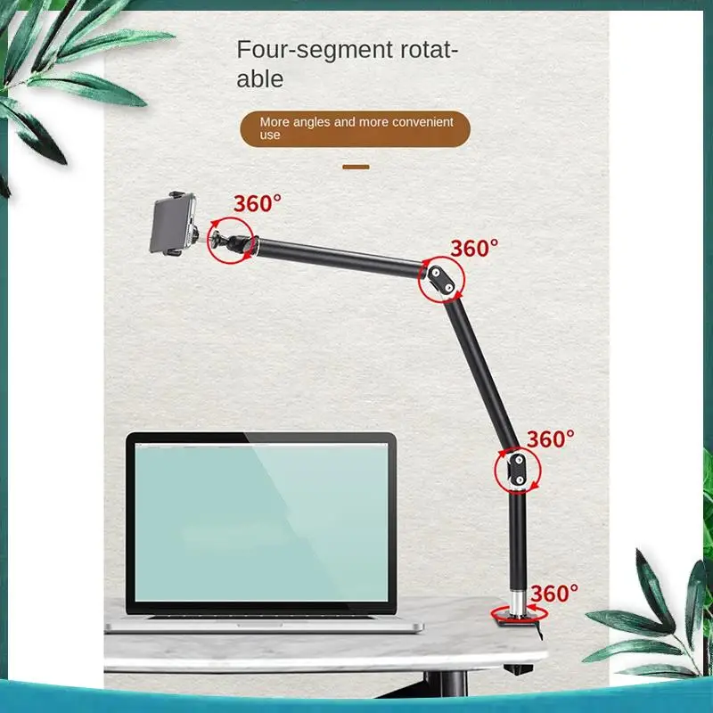 (NEW) 360° Folding Wall Mount Mobile Phone Bracket Angle Adjustable Stretch Tablet Bracket