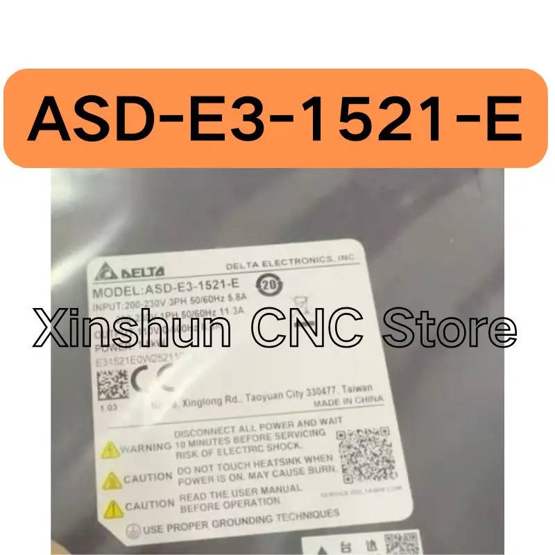 Quick delivery of brand new ASD-E3-1521-E 1.5KW, 200-230V three-phase input/output 110V 0-600Hz servo drive