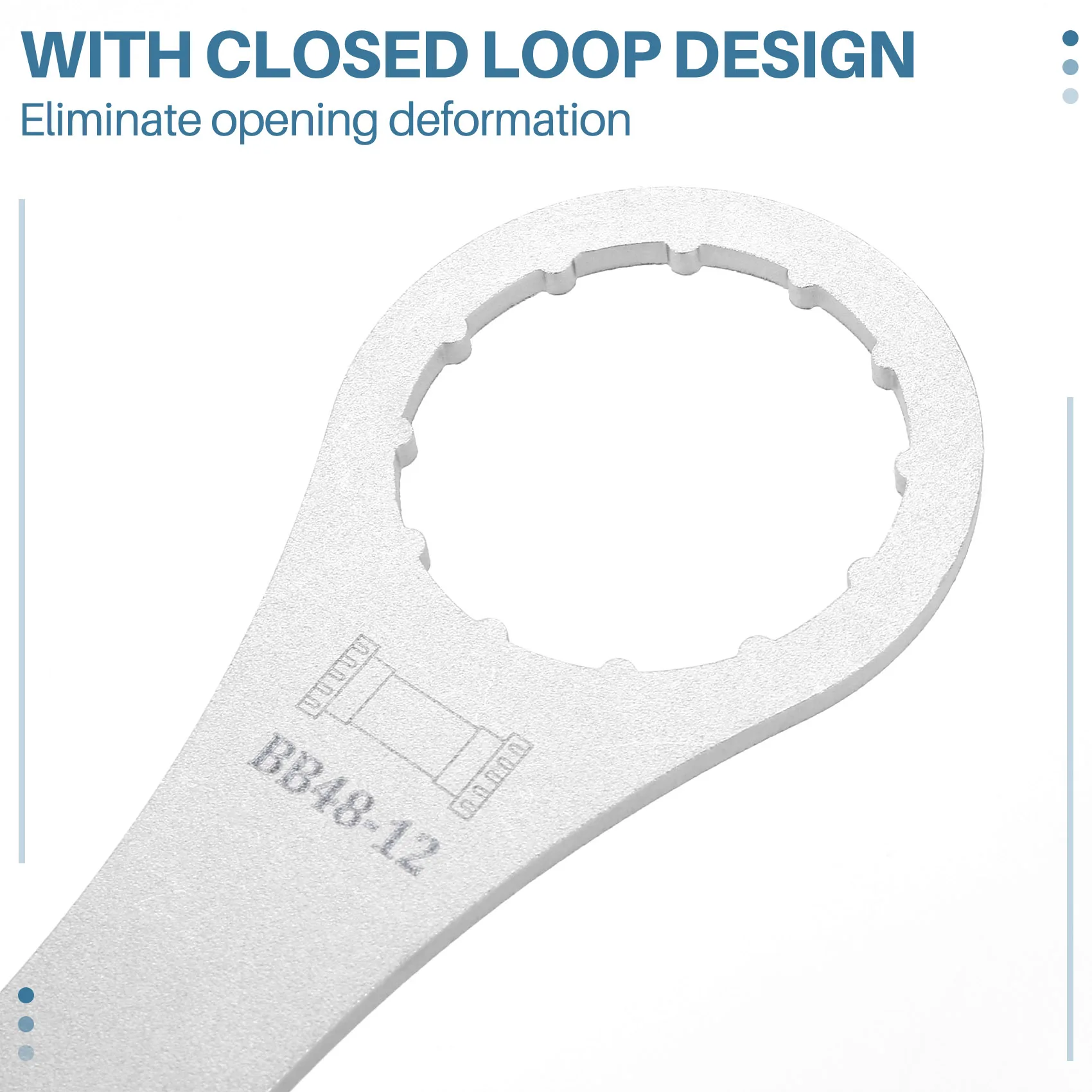 Strumento di riparazione chiave per movimento centrale bicicletta BB48-12 12 denti per Praxis Works M30 OSBB XQ