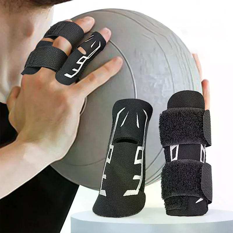 1pcs Finger Splint Wrap Breathable Anti-slip Professional Fingers Guard Bandage Protective Cover Brace Protector
