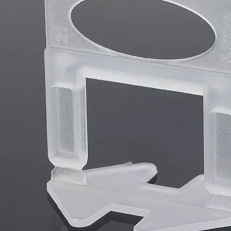 100pcs Ceramic Tile Leveling System Clips Spacers Laying Clips For Tile Laying Floor Wall Construction Tools 1/1.5/2/2.5/3mm