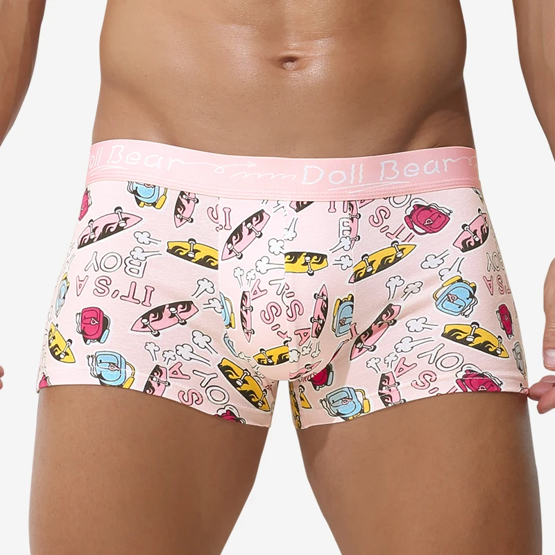 

Men's cotton underwear antibacterial boxer shorts head large size youth boxers men's sports comfortable underpants