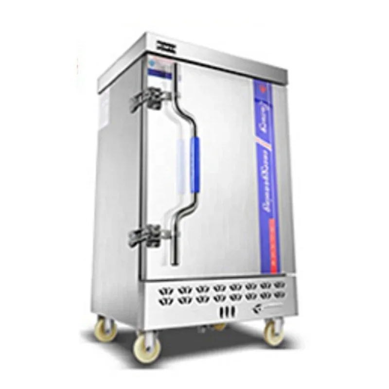 

A 12 Trays Commercial Bun Dumpling Seafood Cooking Gas Rice Steamer For Restaurant