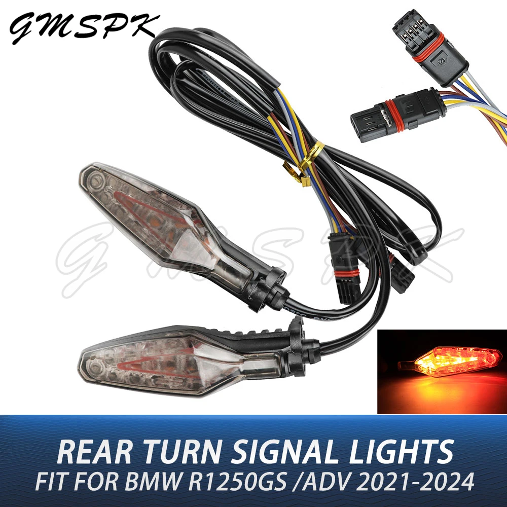 

LED Turn Signal Light Fit for BMW R1250GS Adventure R 1250 GS 1250GS GSA 2021-2024 Rear Brake Light Flashing Indicator Lamp