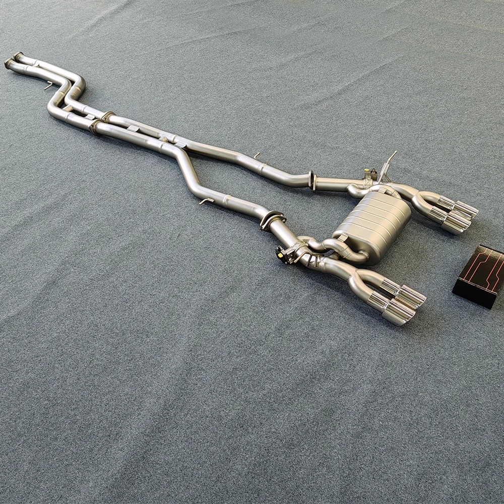 Stainless Steel Exhaust System Performance Catback For  M3 M4 F80 F82 3.0T Remote Control Tuning Valve Muffler pipe