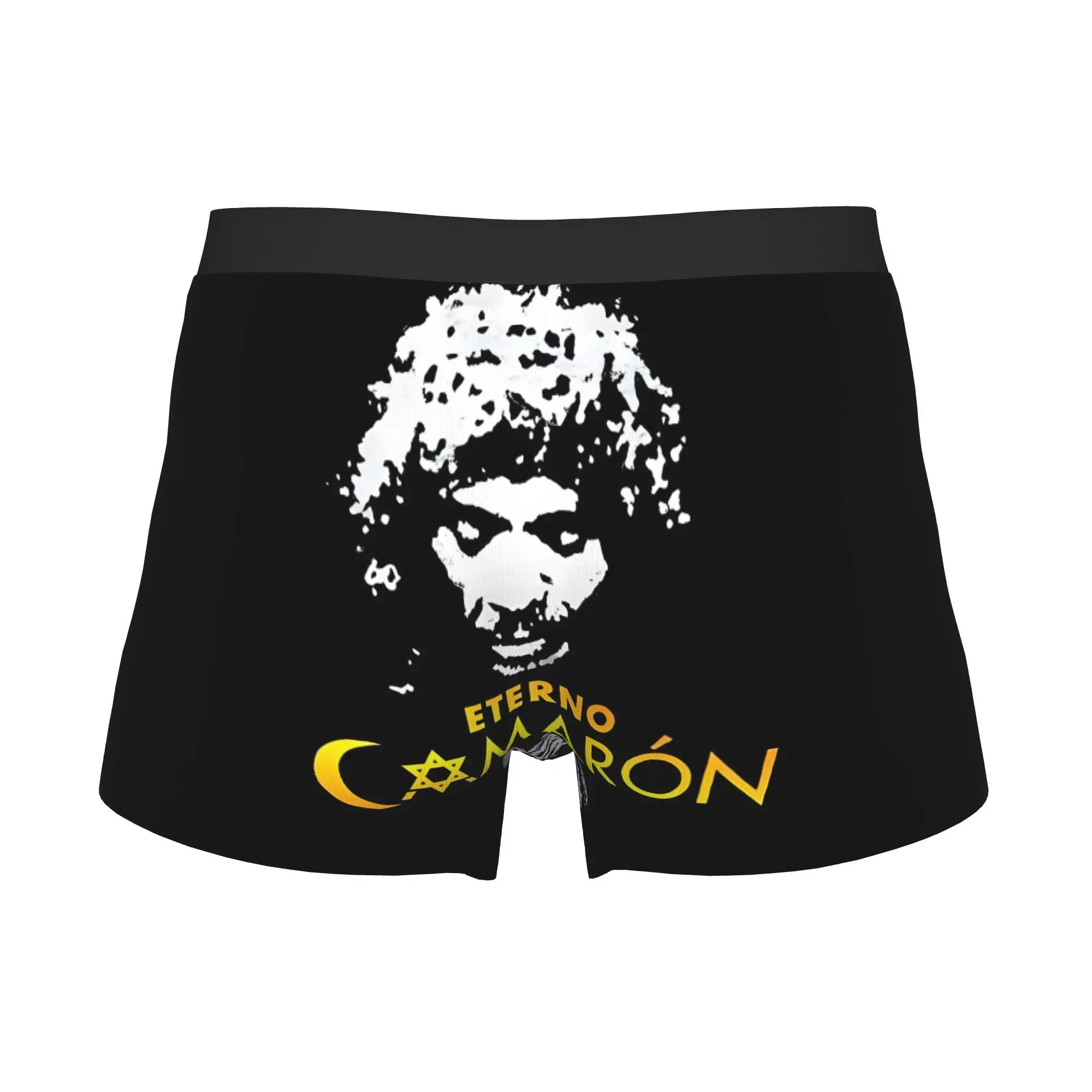 Camaron De La Isla Island Shrimp Underwear Male Printed Flamenco Singer Boxer Shorts Panties Briefs Soft Underpants