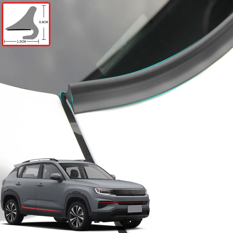 Fit For Changan CS35 Plus 2018-2022 Car Seal Strip Windshied Spoiler Filler Protect Edge Weatherstrip Strips Sticker Accessories