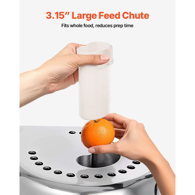 Коммерческая соковыжималка VBENLEM, сверхмощная соковыжималка для литья алюминия и центробежный сок из нержавеющей стали